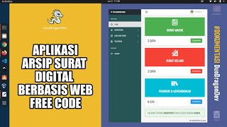 REVIEW APLIKASI ARSIP SURAT DIGITAL BERBASIS WEB  FREE DOWNLOAD [upl. by Htiderem]