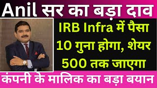 ANIL SINGHVI LIVE TODAY ZEE BUSINESS  IRB INFRA SHARE NEWS  ANIL SINGHVI STOCKS [upl. by Odlaumor]