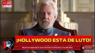 Muere el legendario actor Donald Sutherland a los 88 años [upl. by Airotnes]