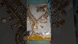 Stone jewellery set ❤️fashion unboxing meeshoandflipkarthaul [upl. by Oneg]