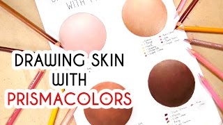 DRAWING SKIN WITH PRISMACOLORS Coloured Pencil Drawing Tutorial Episode 5 [upl. by Fancy]