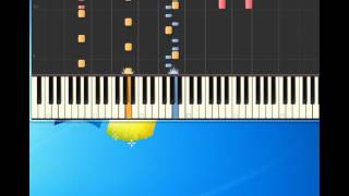 Marillion Splintering Heart Piano tutorial by Synthesia [upl. by Rdnaskela89]