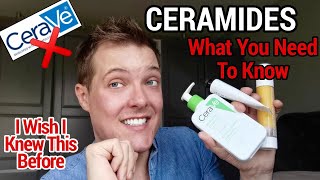 CERAMIDES Explained  The Best Ceramide Moisturizer CeraVe Free [upl. by Htiek]