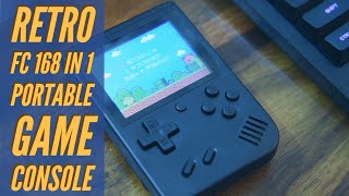 Retro FC 168 in 1 Handheld gaming console [upl. by Giah850]