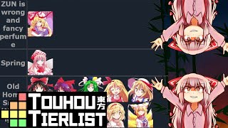 Touhou Tierlist Based on Smell [upl. by Motteo]