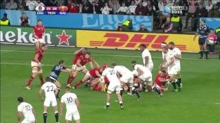 The historic moment Wales beat England in the Rugby World Cup 2015 25  28  26092015 [upl. by Teddi]