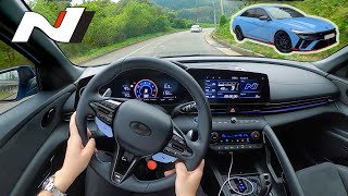 The New 2024 Hyundai Elantra N FACELIFT DCT POV Test Drive [upl. by Nyrrek226]