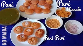 Very simple method of Street style of PaniPuri  Pani Puri Recipe  Street style pani puri recipe [upl. by Irec]