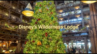 Disneys Wilderness Lodge Christmas Tree November 26 2024 [upl. by Batish7]