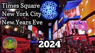 Countdown to 2024 Witness the Times Square Ball Drop Live LivingAdventuresVA [upl. by Koenig293]