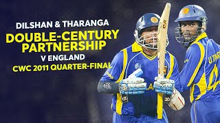 Tillakaratne Dilshan and Upul Tharanga put on a record stand  CWC 2011 [upl. by Airekal]