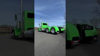 REWIND Black and Green Daycab Turning Heads rewind trucking car carshow [upl. by Dlonyer]