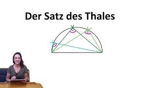 Allgemeinwissen Mathematik 3  Der Satz des Thales Thaleskreis [upl. by Stoeber]