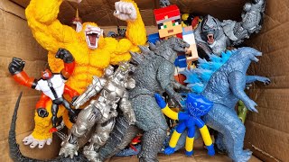 Hunting figure godzilla golden oozaru king kong mosasaurus dinosaur shimo [upl. by Leibarg]