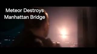 The Brooklyn Bridge Is Falling Of The Night  I Am Legend  Movie Clip HD [upl. by Alicul]