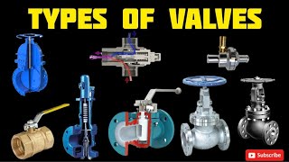 Types of Valves  water valves valve video [upl. by Jenne]