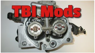 TBI mods how to get the most power and Horse Power from your TBI engine [upl. by Nagy156]