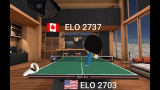 Eleven Table Tennis Top 500 Match Low POV [upl. by Stroup]