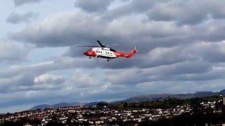 Irish Coastguard Rescue Helicopter Landing [upl. by Standley]