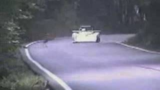 Race car hits a deer slowmotion [upl. by Kila]