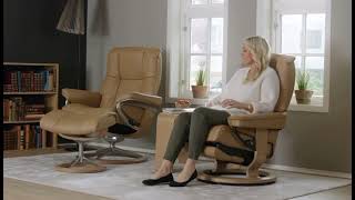 Stressless Power Recliner at Easyliving Furniture Perth [upl. by Vashtee]