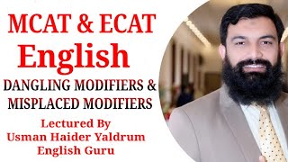 DANGLING MODIFIERS amp MISPLACED MODIFIERS By Usman Haider Yaldrum English Guru [upl. by Casilda652]