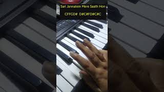 mere haath mein tera haath ho  Fanaa  piano notes [upl. by Payson]