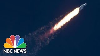 Watch Live SpaceX Falcon Heavy Rocket Launches From Florida  NBC News [upl. by Samira]