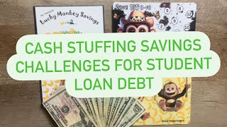 Cash Stuffing Savings Challenges For Student Loan Debt  Happy Mail [upl. by Aihseyn]