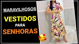 50 Vestidos Elegantes para Senhoras Looks Modernos e Sofisticados para Mulheres Maduras ❤️ [upl. by Zedekiah]