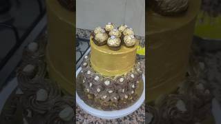 Ferrero Rocher cake design I Ferrero Rocher chocolate cake design [upl. by Nahseez]