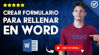 Cómo Crear un FORMULARIO PARA RELLENAR en Word  📃 Formulario Rellenable Personalizado 📝 [upl. by Olin]