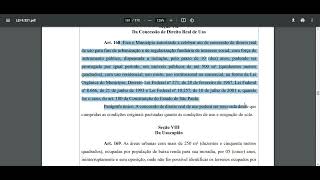 34  PLANO DIRETOR DE JUNDIAÍ  CONCESSÃO DO DIREITO REAL DE USO  Lei 9 3212019 [upl. by Inanak]