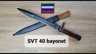 Nine inches of soviet steel SVT 40 bayonet [upl. by Gabler]