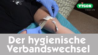 PICC amp Midline Pflege – Der hygienische Verbandswechsel [upl. by Ellatsyrc]