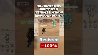 Full Tinted Lens Ability Team DESTROYS Pokemon Showdown Player [upl. by Newcomb961]