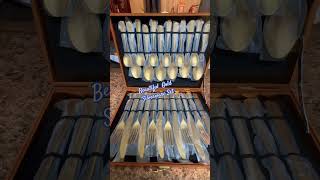 Gold Silverware Set ytshortstrendingsatisfyingviralshortasmr [upl. by Fiel451]