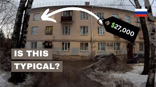 Typical Russian Apartment Tour  4 Apartments with prices [upl. by Nerwal958]