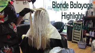 How To Olaplex Blonde Balayage Highlights Hair Tutorial CarolinaStyleHairVideo [upl. by Trebloc435]