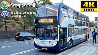 Stagecoach Manchester 330 AshtonunderLyne to Stockport via Hyde Alexander Dennis Enviro400 [upl. by Blanka]