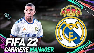 FIFA 22  CARRIÈRE MANAGER REAL MADRID  LE NOUVEAU PROJET [upl. by Cirtemed]