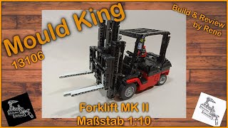 Ein wahrer Hochstapler ohne Farbseuche  Genialer Gabelstapler von Mould King  13106 Forklift MK II [upl. by Tenaj]