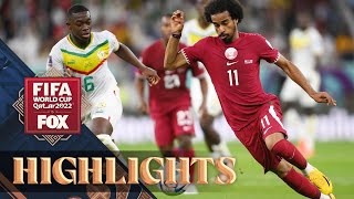 Qatar vs Senegal Highlights  2022 FIFA World Cup [upl. by Cosimo]