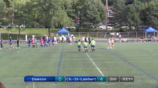 RSEQ D1 Soccer Féminin ⚽ ChStLambert  Dawson 20240922 [upl. by Cirenoj]