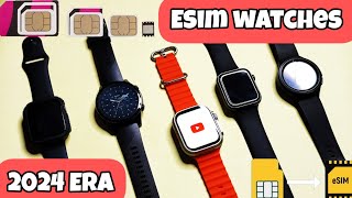 New 😲 2024 Esim Smartwatches  best under budget  UPCOMING ERA [upl. by Noonan]