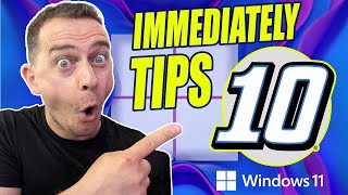 10 Tips to Do Right After Installing Windows 11 IMMEDIATELY [upl. by Vez]