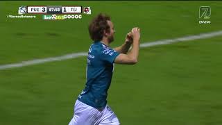 Gol de Fernando Aristeguieta  Puebla 31 Xolos  Liga BBVA MX  Grita México C22  Jornada 3 [upl. by Leugim609]