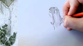 Easy Portrait Drawing for Beginners [upl. by Trik]