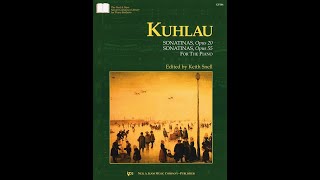 Kuhlau sonatina Op 55 No 1 2nd movement [upl. by Ayetal]