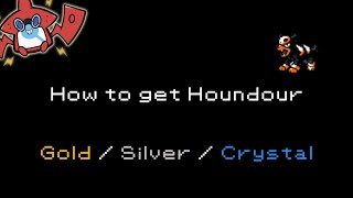 How to get Houndour in Pokemon GoldSilverCrystal 228 [upl. by El]